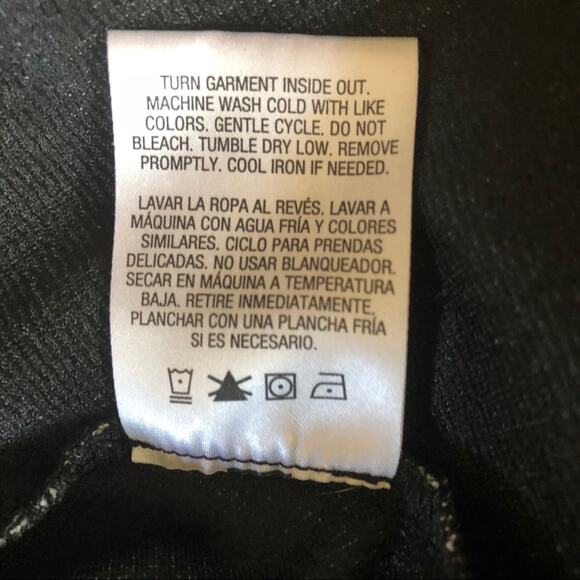 attention black white skater dress sleeveless size large - Picture 7 of 7